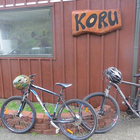 Koru Beachfront Holiday Cabins & Hot Tub Barrytown Exterior photo